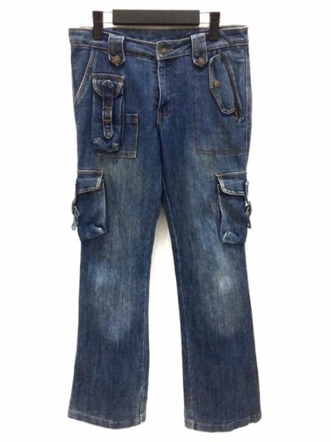 Other Designers Japanese Brand - Japanese Brand Tactical Multipocket Cargo Denim Pant