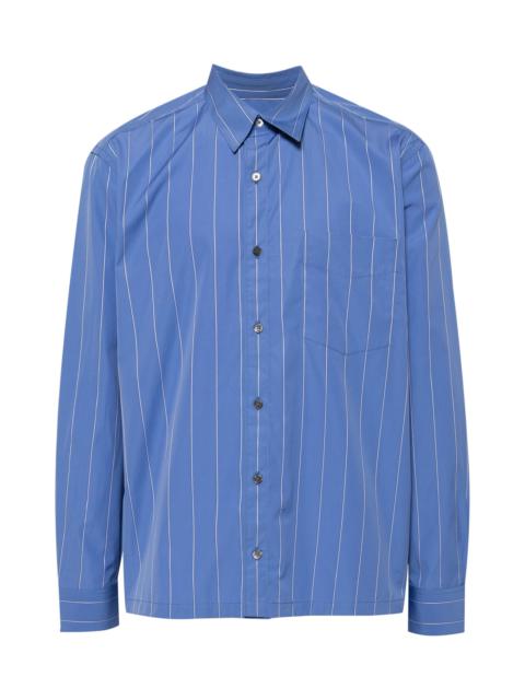 Paul Smith VETICAL-STRIPE PRINT COTTON SHIRT