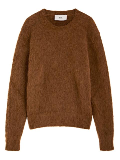 Ami Paris Brushed-knit Jumper
