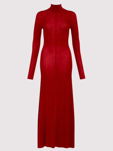 ST. AGNI Jersey Maxi Dress - Rouge