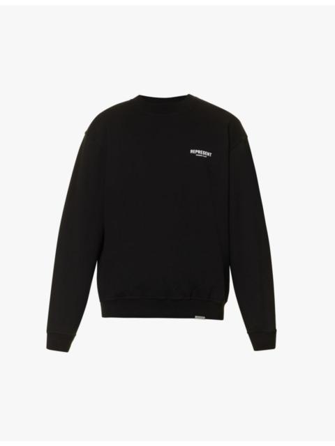 REPRESENT Owners' Club graphic-print relaxed-fit cotton-jersey sweatshirt