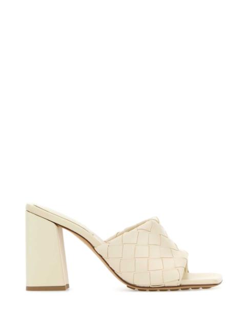Bottega Veneta Bottega Veneta Women Ivory Nappa Leather Parco Mules