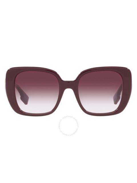 Burberry Helena Violet Gradient Square Ladies Sunglasses BE4371 39798H 52