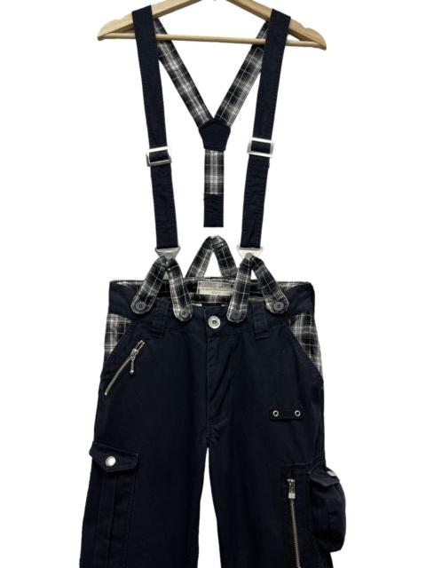 Other Designers Japanese Brand - 🔥90’s GARAGE Punk Bondage Suspender Overall Cargo