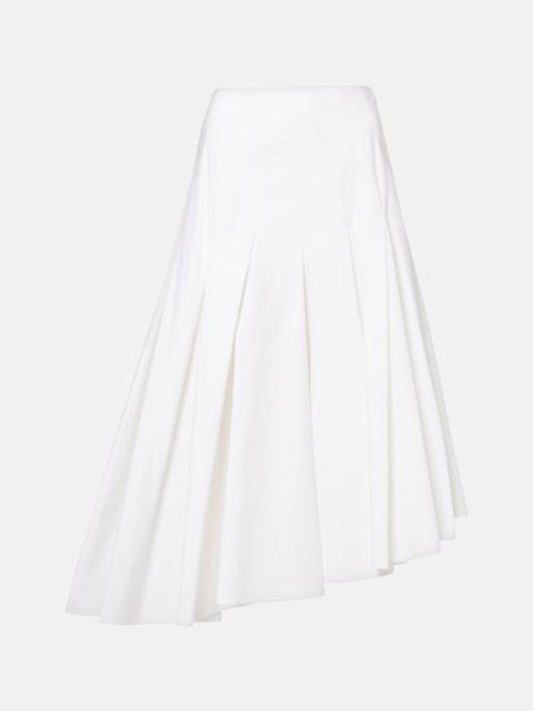 FFORME Rio asymmetric cotton midi skirt