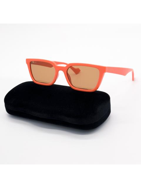 NEW GUCCI GG1539S 004 CAT EYE ORANGE SUNGLASSES GUCCI