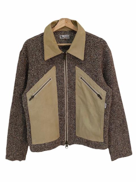 Other Designers Issey Miyake - VINTAGE FLASH BACK PATCH POCKET WOOL JACKET