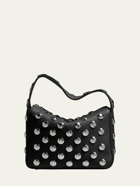 KHAITE Elena Zip Leather Shoulder Bag