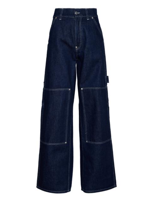 Dark Blue S-Wave Cargo Jeans