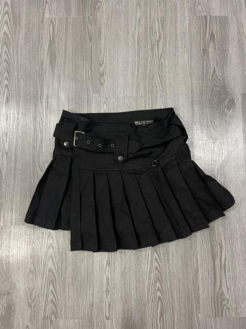 Other Designers Japanese Brand - Hell Cat Punks Pleated Bondage Punker Anarchy Mini Skirt