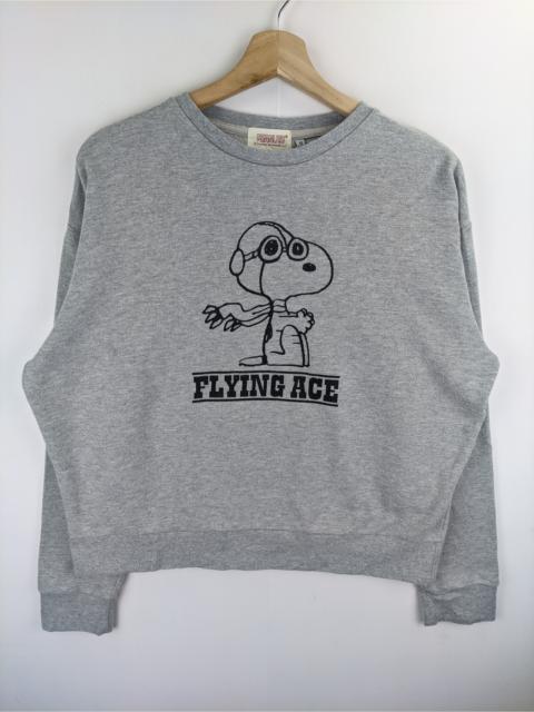 Other Designers Japanese Brand - Steals🔥Sweatshirt Cropped Peanuts Flying Ace