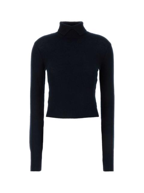 Prada Prada Women Midnight Blue Cashmere Sweater