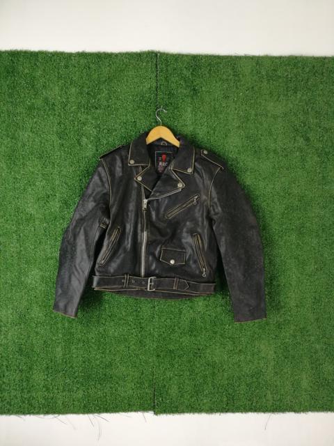 Other Designers Vintage RBC motorcycle real leather jackets