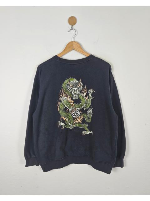 Stüssy Vintage 80s 90s Stussy Dragon USA Sweatshirt
