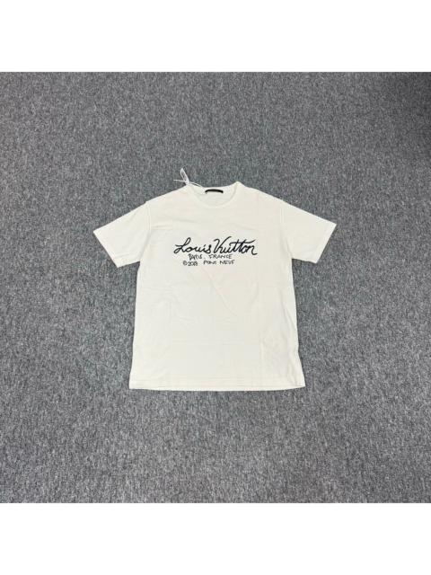 Louis Vuitton Louis Vuitton White Short Sleeve Embroidered Tee