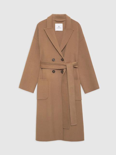 ANINE BING Dylan Coat - Camel Cashmere Blend