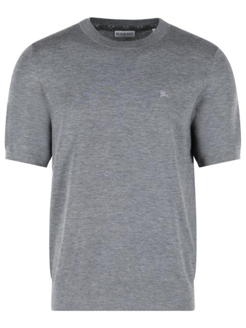 Burberry Burberry 'Tom' Grey Cashmere T-Shirt Men
