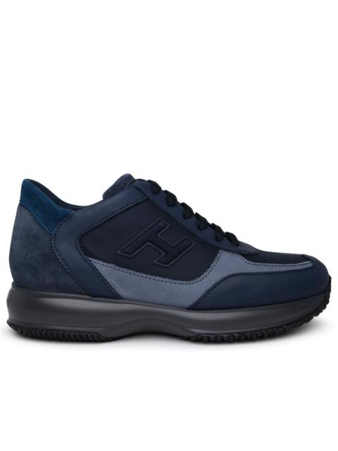 HOGAN Hogan Blue Leather Sneakers
