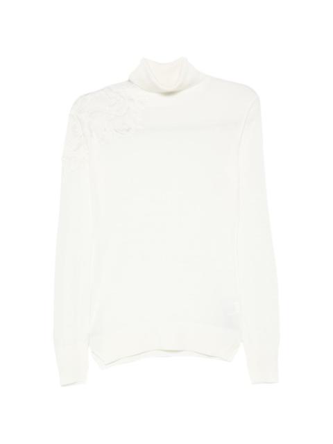 Other Designers Ermanno Scervino Women Wool Turtle-Neck Sweater