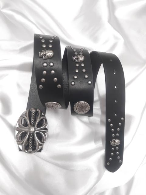 Other Designers Archival Clothing - Skull punk rock streetwear black colour belt