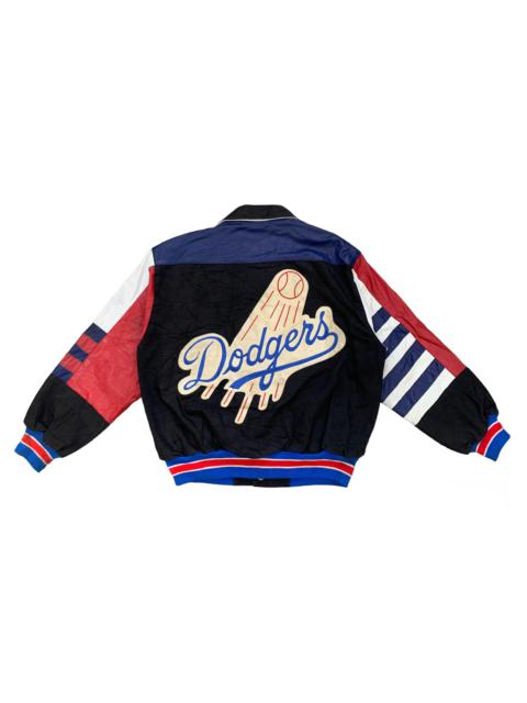 Other Designers Rare Vtg Jeff Hamilton LA Dodgers MLB Leather Sleeve Jacket