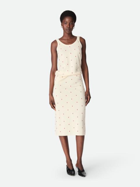 Bottega Veneta Cotton Embroidered Matches Skirt