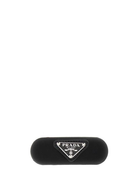 Prada Prada Women Black Fabric Hair Clip
