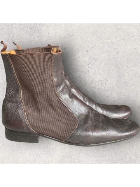 Maison Margiela Margiela Brown Side Gore Chelsea Boots