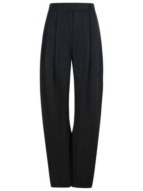 The Attico 'Gary' Long Black Virgin Wool Pants Women