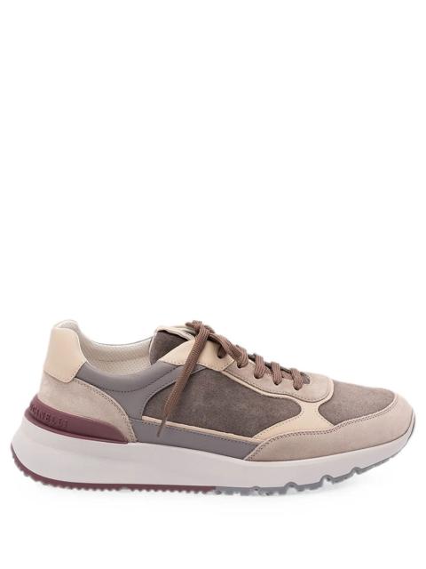 Brunello Cucinelli Brunello Cucinelli Men Runners In Nabuk E Camoscio