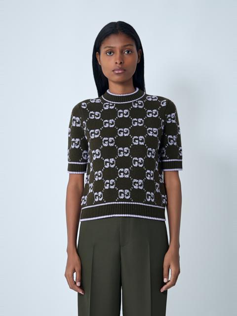 GUCCI GG Jacquard Wool Bouclé Sweater