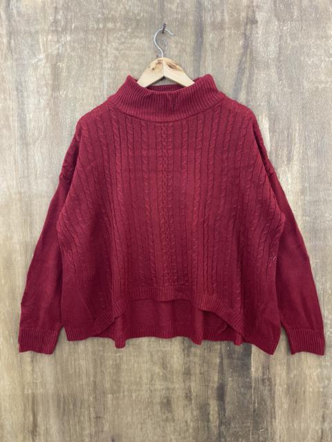 Other Designers Japanese Brand - Earth Music & Ecology Red Knit Sweaters #994
