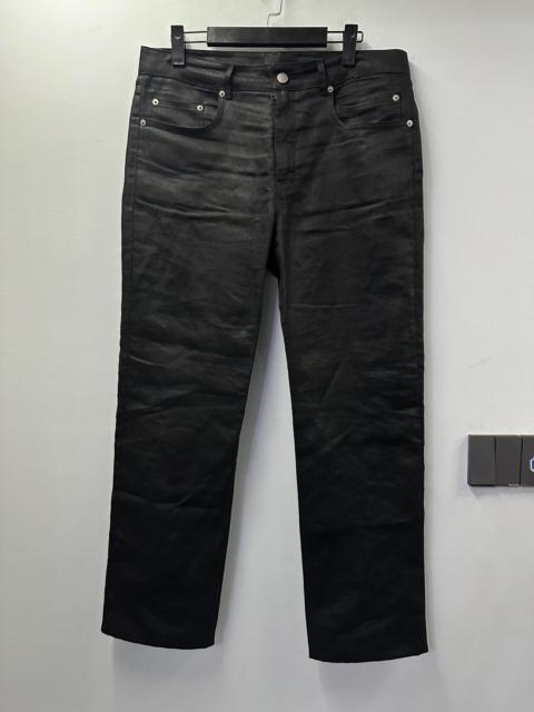 Rick Owens Rick Owens Geth Cut twill linen material straight-leg fit pants