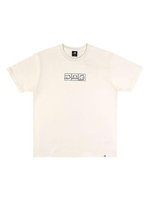 New Balance New Balance x Noritake Unisex Printing Round-neck Ivory AMT12389-RSI