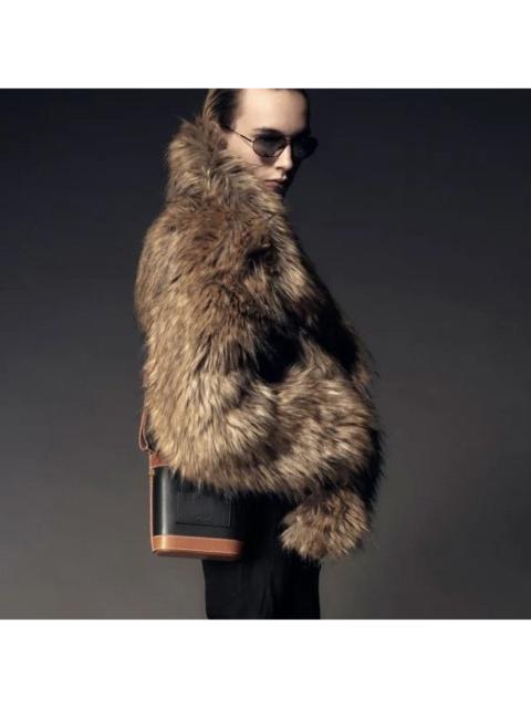 SAINT LAURENT Saint Laurent Oversized Fur Jacket