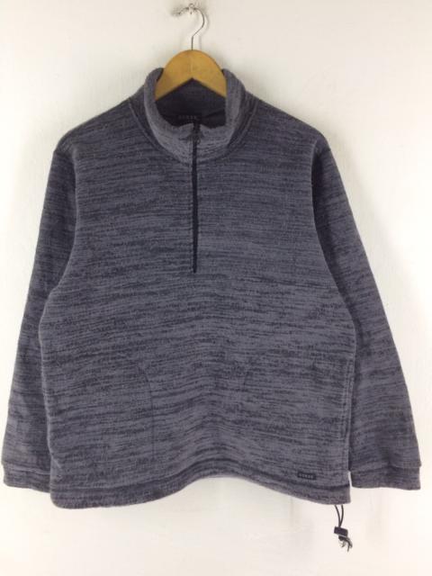 Other Designers Vintage - VINTAGE GUESS FLEECE ASH GRAY HALF ZIP