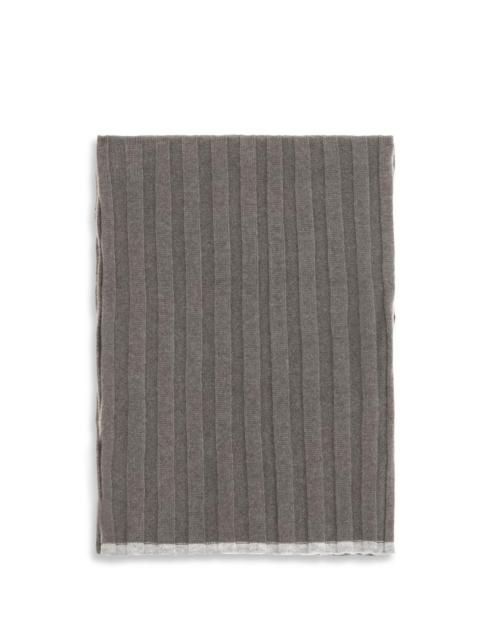 Brunello Cucinelli Brunello Cucinelli Cashmere Scarf Army Washed/Ciottolo