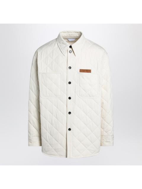 Bottega Veneta Men Quilted Jacket With Intrecciato Detail
