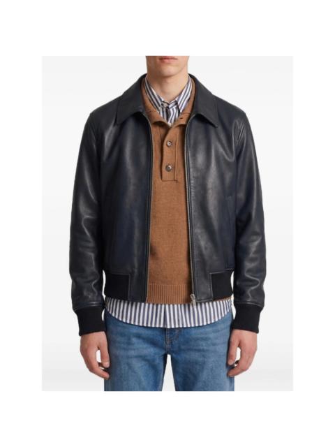 AMI Paris Ami Paris Black Jackets - Leather Jackets Men