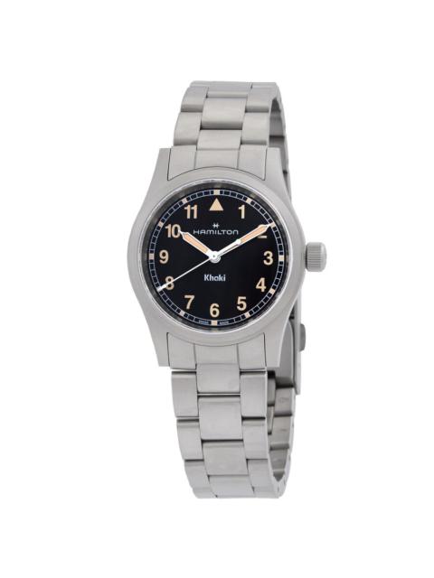 Hamilton - Hamilton Khaki Field Quartz Black Dial Ladies Watch H69301131