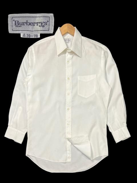 Other Designers Burberry Prorsum - VINTAGE PLAIN BURBERRY’S BUTTON UP SHIRT (NEW OLD STOCK)