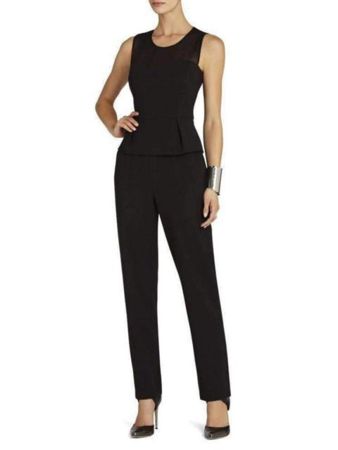 Other Designers BCBGMAXAZRIA - Oliana Black Bustier Pantsuit