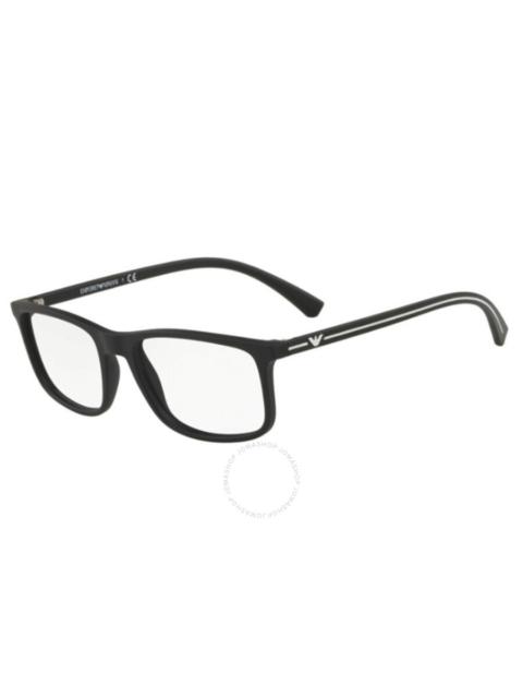 EMPORIO ARMANI Emporio Armani Demo Rectangular Men's Eyeglasses EA3135 5692 53