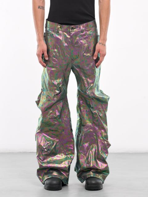 Iridescent Geometric Trousers