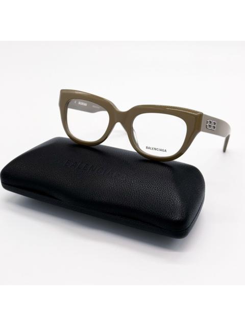 BALENCIAGA NEW BALENCIAGA BB0239O 004 BROWN CAT EYE WOMEN EYEGLASSES BA