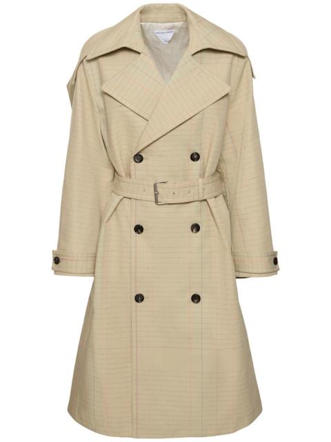 Notebook wool blend trench coat