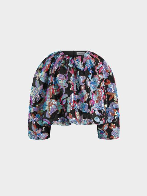 16ARLINGTON POLIN TOP IN SEQUIN