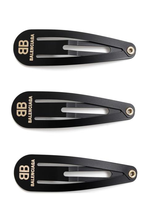 BALENCIAGA Set of 3 'Holli' hair pins