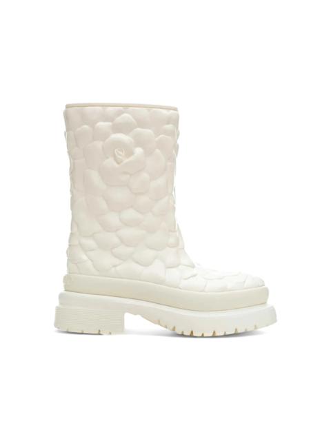 Valentino Valentino Garavani Atelier Shoes Rose Edition Rainboot White (Women's)