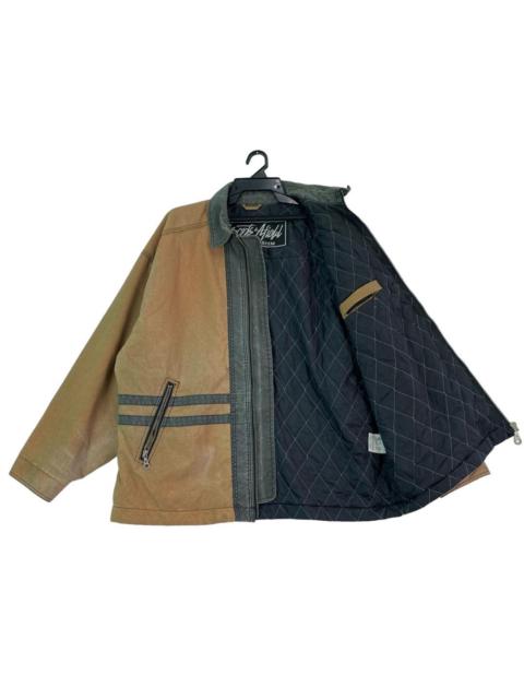 Other Designers Vintage - Vtg 90s Sport Afield coated cotton quilted lined jacket